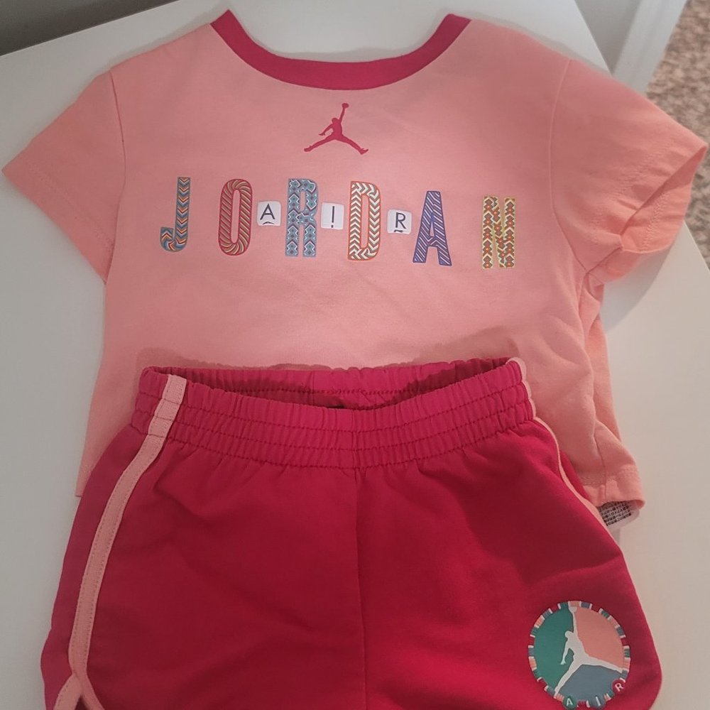 Jordan 2 Piece Girls Set 18 Months